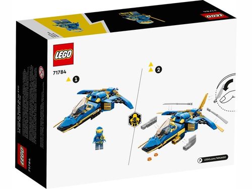 LEGO Ninjago Odrzutowiec ponaddźwiękowy Jay’a EVO 71784 + Lodowy smok 30649 na Arena.pl