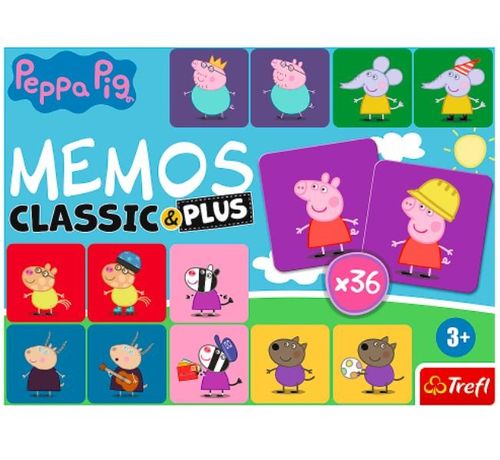 Gra Memos Classic & Plus Świnka Peppa na Arena.pl