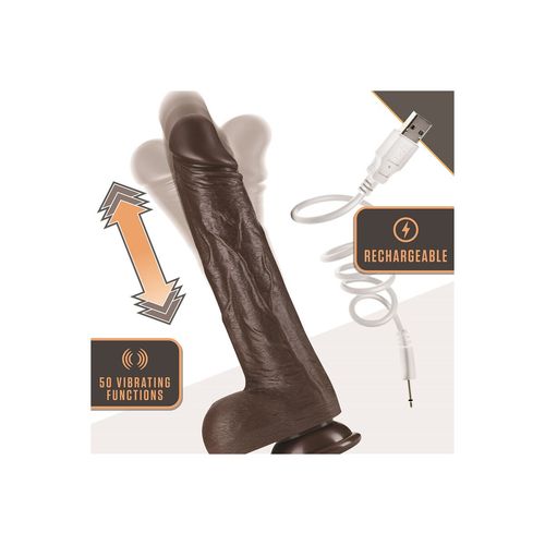 Realistyczne dildo Blush Dr Skin Silikon ABS Ø 4 cm (16,4 cm) na Arena.pl