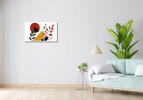 Obraz 70x40cm Ogień i Flora na Arena.pl