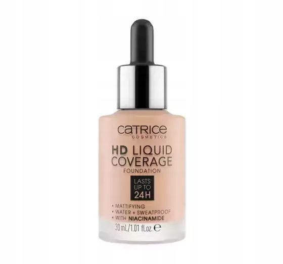 CATRICE HD Liquid Coverage podkład 020 Rose Beige zdjęcie 2