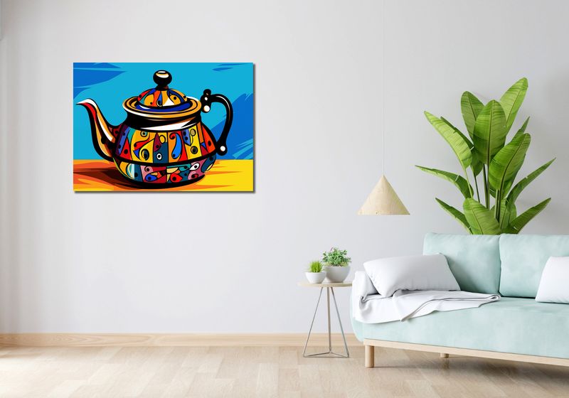 Obraz 100x70cm Może Herbatki? zdjęcie 2