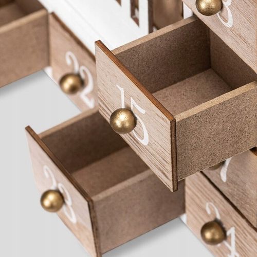 KALENDARZ DREWNIANY ADWENTOWY KRAJOBRAZ LED na Arena.pl