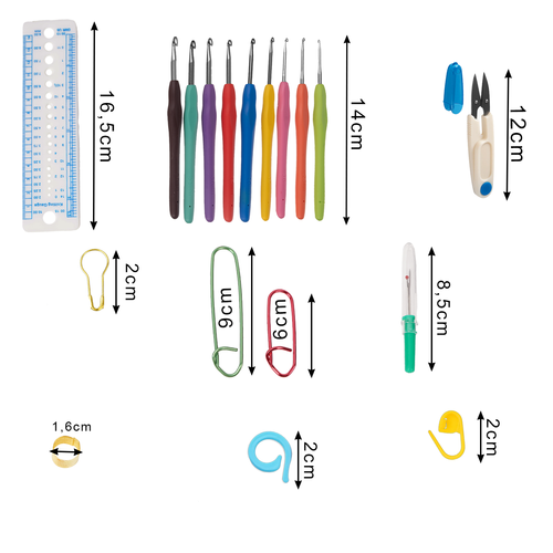 Zestaw Do Szydełkowania- 113El. 25407 na Arena.pl