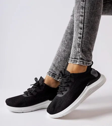 Czarno-białe sneakersy Nelson 41 na Arena.pl