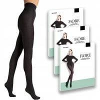 Miękkie Ciepłe Rajstopy Fiore Paula 40 Den Mikrofibra Wytrzymałe 3-PAK