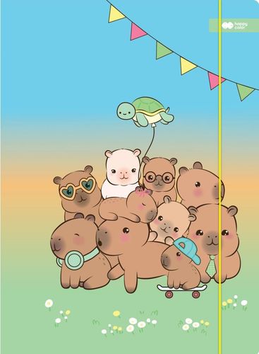 TECZKA Z GUMKĄ A4 KAPIBARY KAPI FUN HAPPY COLOR na Arena.pl