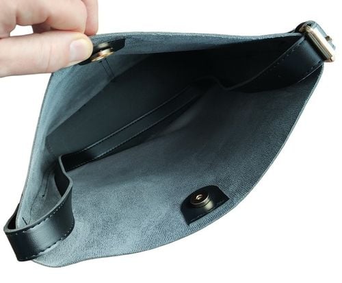 Torebka Damska Szoperka CZARNA Torba na Ramię Pojemna Shopper A4 Eko Skóra na Arena.pl