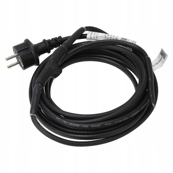KABEL GRZEWCZY PRZEWÓD GRZEJNY Z TERMOSTATEM do rur rynny dachu 16W/m | 4M zdjęcie 3