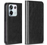 Etui do XIAOMI REDMI NOTE 13 PRO 5G +SZKŁO CASE SKÓRZANY Z KLAPKĄ na magnes
