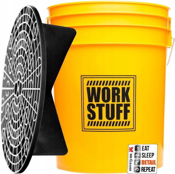 WORK STUFF WASH WIADRO DO MYCIA SAMOCHODU AUTA Z SEPARATOREM BRUDU zdjęcie 4