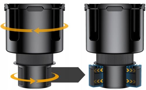 Uchwyt na Kubek do Samochodu Auta Telefon Napoje Butelki Kawę Puszkę Cup na Arena.pl