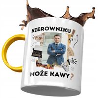 Kubek Żółty Sławomir Mentzen Xd Na Prezent Z Nadrukiem Ze Zdjęciem