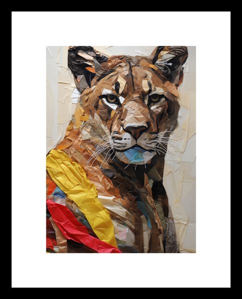Plakat 13x18cm Papierowy Tygrys zdjęcie 3
