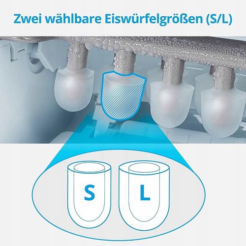 Kostkarka do lodu 2 rozmiary 12kg/24h 2,2L na Arena.pl