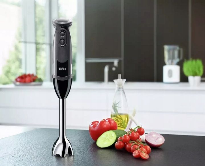 Blender ręczny Braun MQ5237 Rozdrabniacz Trzepaczka nasadka do puree czarny zdjęcie 2