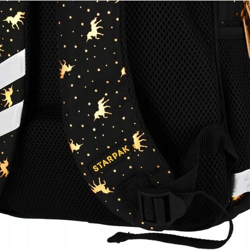 PLECAK TORNISTER SZKOLNY JEDNOROŻEC ZŁOTY DLA DZIEWCZYNKI KLASY 1 3 na Arena.pl