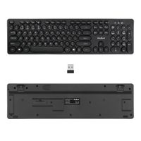 Klawiatura bezprzewodowa Rebel WK100 klawisze membranowe USB 2.0
