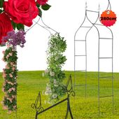 PERGOLA OGRODOWA 260CM TARASOWA METALOWA PODPORA DO RÓŻ ROŚLIN STOJAK SZPIC