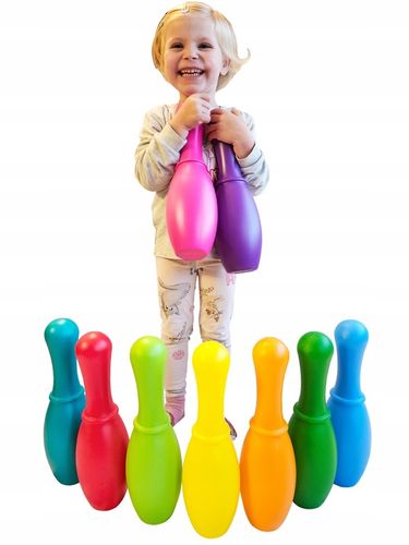 GIGANT kręgle 34 cm IKR 10 szt. + 3 KULE - Polski Producent na Arena.pl