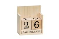 Wieczny kalendarz z drewna #1