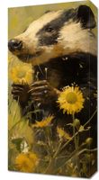 Obraz 30x60cm Łąka w Oczach Borsuka