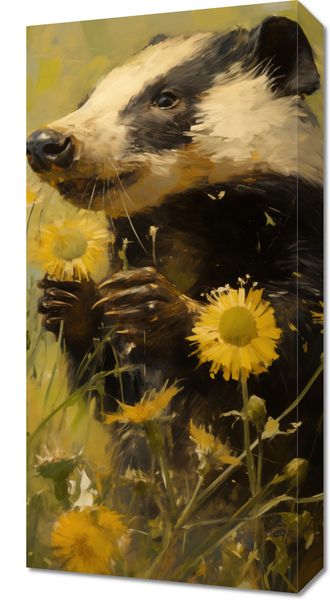 Obraz 30x60cm Łąka w Oczach Borsuka zdjęcie 1