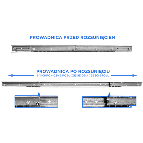 Prowadnica do stołu synchroniczna-linka, 700  mm na Arena.pl