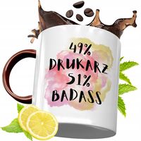 Kubek Bordowy Dla Drukarza Na Urodziny Prezent Z Nadrukiem Ze Zdjęciem