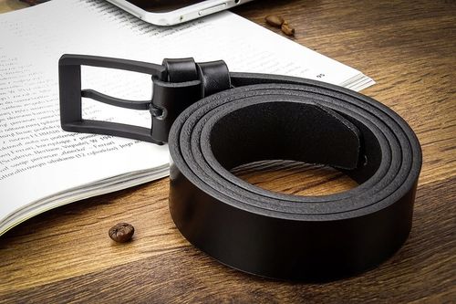 PASEK MĘSKI GRACIO CZARNA KLAMRA KLASYK Skórzany na Arena.pl