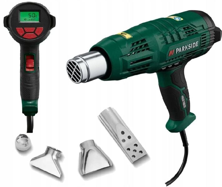 Opalarka dmuchawa Parkside PHLGD 2000W LCD ZESTAW zdjęcie 1