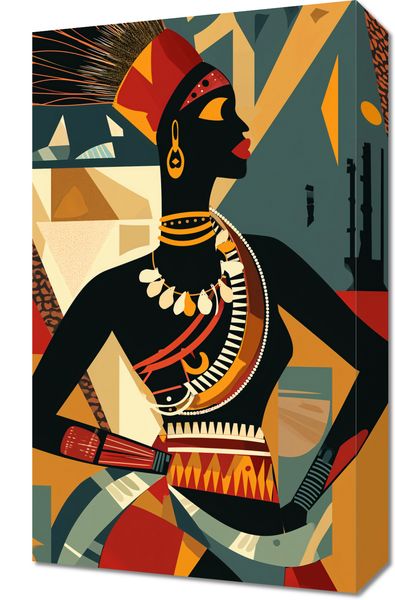 Obraz 30x50cm Afrykańska Mozaika zdjęcie 1