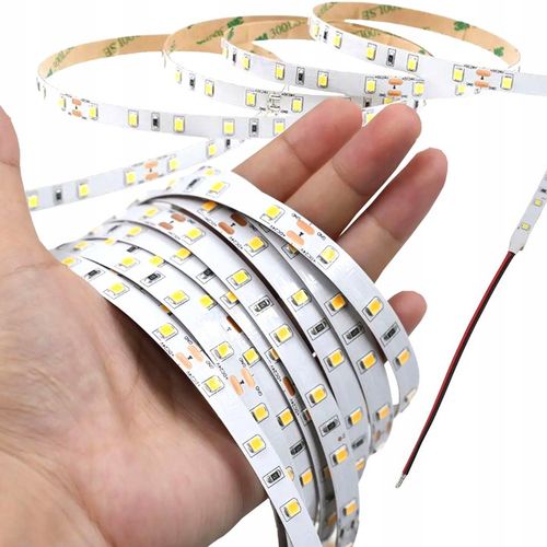 ZESTAW Taśma LED 6500K BIAŁA ZIMNA 5m - TAŚMA+ ZASILACZ+ PILOT+ na Arena.pl