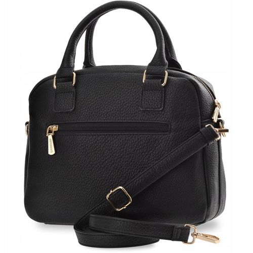 Monnari Kuferek Do Ręki Na Ramię Klasyczna Torba Torebka Damska Czarna na Arena.pl