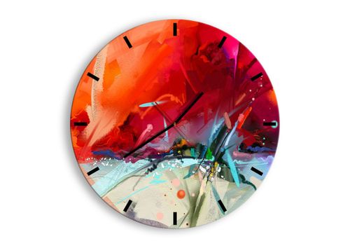 Zegar Ścienny - Kompozycja Dynamika - 50X50 Cm - C3Ar50X50-4036 na Arena.pl