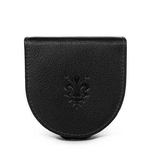 ALBATROSS portfel skórzany podkówka na bilon M018 czarny na Arena.pl