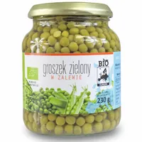 Groszek zielony w zalewie BIO 350g (230g)