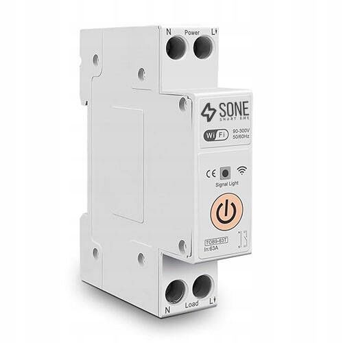 Przekaźnik WIFI 16A TUYA SMART WŁĄCZNIK NA SZYNĘ DIN STEROWNIK ON OFF na Arena.pl