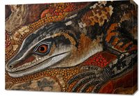 Obraz 70x50cm Oko Jaszczurki