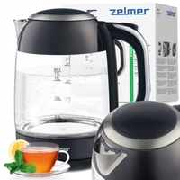 CZAJNIK ELEKTRYCZNY ZELMER ZCK8025 1,7L 2200W SZKŁO LED