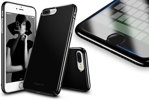 ETUI RINGKE SLIM IPHONE 8/7 PLUS + SZKŁO 3MK FG na Arena.pl