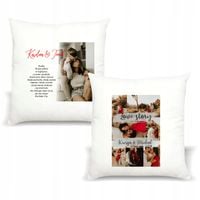 Poduszka z nadrukiem PREZENT dla PAR WALENTYNKI