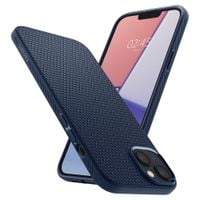 spigen liquid air iphone 14 plus / 15 plus navy blue