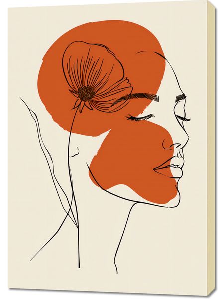 Obraz 70x100cm Ciepło Kwiatu zdjęcie 1