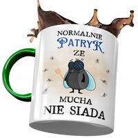 Kubek Zielony Dla Patryka Męża Kolegi Prezent Z Nadrukiem Ze Zdjęciem