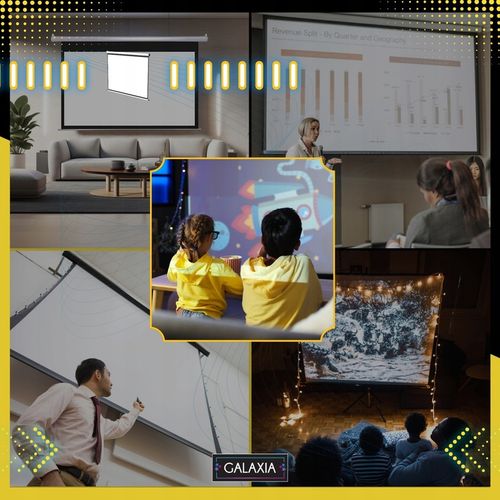 EKRAN PROJEKCYJNY ELEKTRYCZNY 100 CALI Do Projektora Do Rzutnika Z na Arena.pl