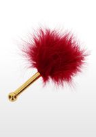 feather tickler red