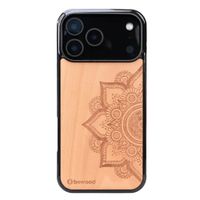drewniane etui bewood do iphone 17 pro max mandala jabłoń