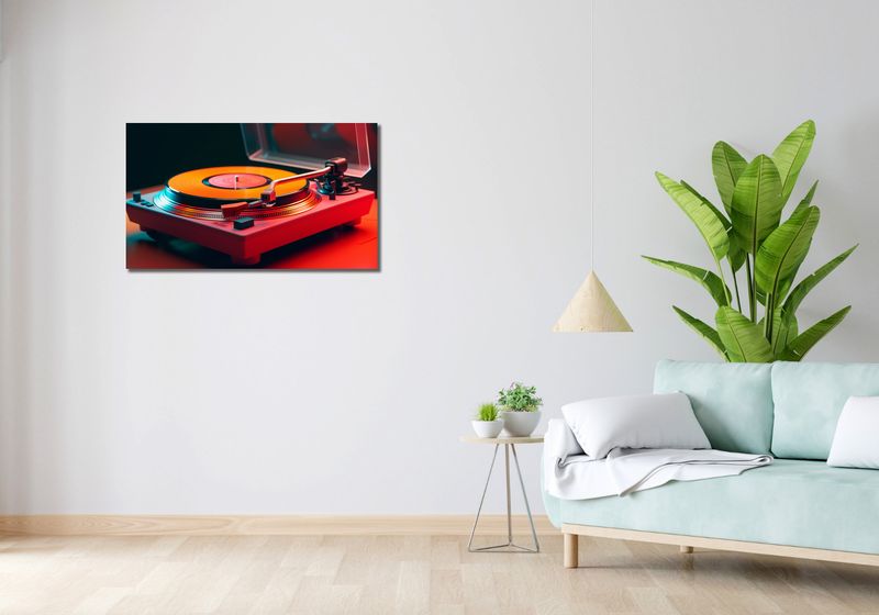 Obraz 90x50cm Retro Granie zdjęcie 2