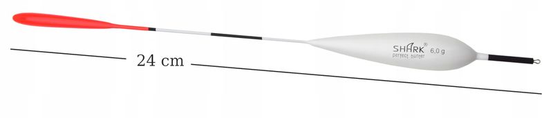 Spławik Przelotowy z BALSY SHARK Perfekt Hunter 6,0 g / 24 cm zdjęcie 2